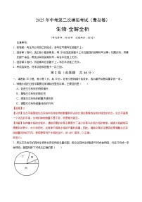 2025年中考第二次模拟考试卷：生物（青岛卷）（解析版）