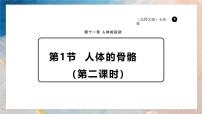 初中生物北师大版（2024）七年级下册（2024）人体的骨骼课文ppt课件