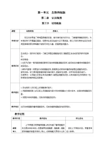 初中生物人教版（2024）七年级上册（2024）动物细胞优秀教学设计及反思