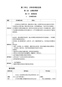 初中生物人教版（2024）七年级上册（2024）鸟和哺乳动物公开课教学设计
