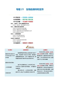 专题21 生物的遗传和变异（讲义）-2025年中考生物一轮复习