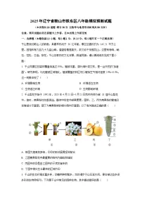 2025年辽宁省鞍山市铁东区八年级模拟预测生物试题（解析版）