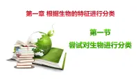 初中生物人教版（2024）七年级上册（2024）尝试对生物进行分类说课课件ppt