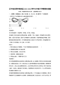 辽宁省沈阳市铁西区2023-2024学年七年级下学期期末生物试卷（解析版）