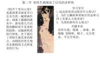 初中生物济南版（2024）七年级下册（2024）有性生殖增加了后代的多样性教学演示课件ppt