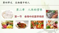 人教版（2024）七年级下册（2024）食物中的营养物质教案配套ppt课件