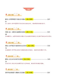 2025年中考考前冲刺攻略教案：生物（二）(原卷版)