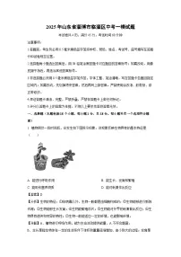 2025年山东省淄博市临淄区中考一模生物试卷（解析版）