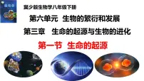 生物八年级下册生命的起源授课课件ppt