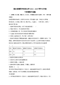 湖北省襄阳市老河口市2024—2025学年七年级下学期期中生物试卷（解析版）