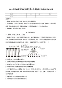 2025年河南省驻马店市遂平县中考生物第二次模拟考试试卷（中考模拟）