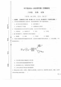 2025年宁夏中卫市中宁县八年级模拟预测生物试题（中考模拟）