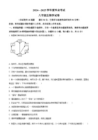 2025年辽宁省丹东市凤城市八年级二模生物试题（中考模拟）