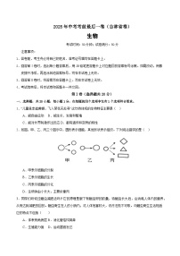 2025年中考考前押题最后一卷：生物（吉林省卷）（考试版）