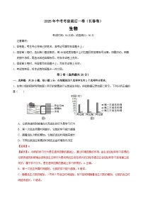 2025年中考考前押题最后一卷：生物（长春卷）（解析版）