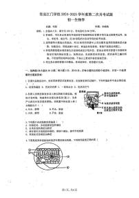 广东省江门市蓬江区省实学校2024-2025学年七年级下学期6月份月考生物试题