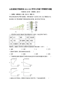 山东省临沂市临沭县2024-2025学年七年级下学期期中生物试卷（解析版）
