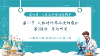 初中生物人教版（2024）八年级上册（2024）第一节 人体对外界环境的感知一等奖ppt课件