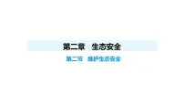 人教版（2024）八年级上册（2024）第二节 维护生态安全课前预习ppt课件