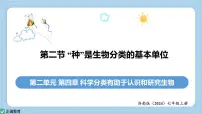 济南版（2024）七年级上册（2024）“种”是生物分类的基本单教课ppt课件