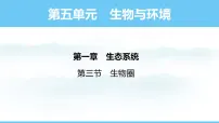 初中生物人教版（2024）八年级上册（2024）第三节 生物圈教学课件ppt