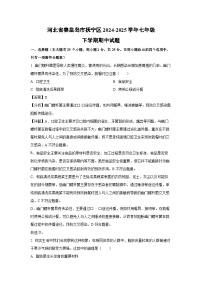 河北省秦皇岛市抚宁区2024-2025学年七年级下学期期中生物试卷（解析版）