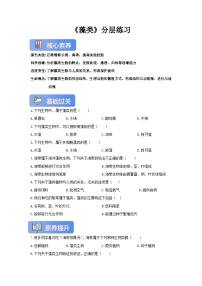 冀少版（2024）七年级上册（2024）藻类优秀巩固练习