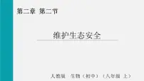 人教版（2024）八年级上册（2024）第二节 维护生态安全说课课件ppt