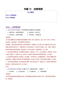 2025年中考生物真题分类汇编：专题10 动物类群（全国通用）（第02期）（解析版）