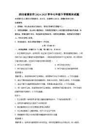 四川省雅安市2024-2025学年七年级下学期期末生物试卷（解析版）
