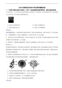 2025年河南省开封市中考生物学真题试卷及同步解析