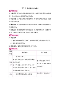 人教版（2024）七年级上册（2024）植物体的结构层次教学设计
