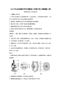 2025年山东省临沂市沂河新区八年级中考二模B卷生物试题（解析版）