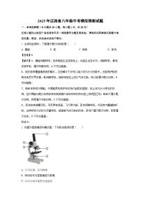 2025年江西省八年级中考模拟预测试题生物试卷（解析版）