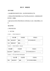 初中鲁科版 (五四制)2024第三节 呼吸作用精品学案