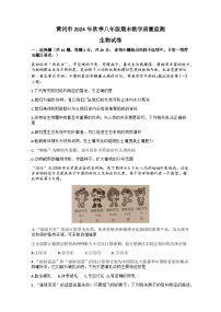 湖北省黄冈市2024-2025学年八年级上学期1月期末生物试题+
