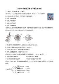 2025年河南省开封市中考生物试卷（含详细答案解析）