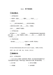 人教版（2024）七年级下册（2024）种子的萌发优质学案及答案