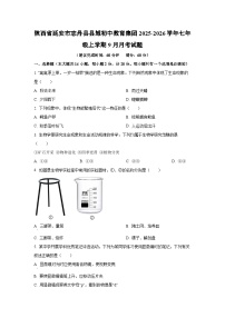 陕西省延安市志丹县县域初中教育集团2025-2026学年七年级上学期9月月考生物试题（学生版）