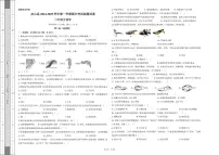 新疆和田地区皮山县2024-2025学年八年级上学期期中测试生物试卷