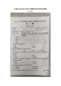 江西省九江市五校2025-2026学年七年级上学期11月期中生物试题