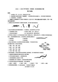 鲁科版五四制烟台市莱山区2025-2026学年九年级上学期期中生物试题