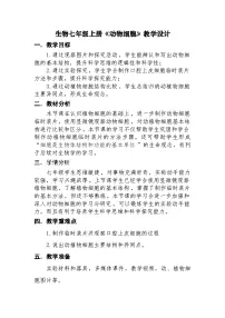 初中生物人教版（2024）七年级上册（2024）动物细胞教学设计