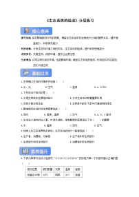 苏教版（2024）七年级下册（2024）生态系统的构成精品当堂检测题