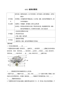 苏教版（2024）七年级下册（2024）植物的繁殖优秀学案