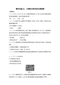 2026年福建省中考生物学一轮复习专题练习：生物的分类及其主要类群