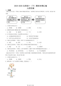 2023-2025北京初一（下）期末生物汇编：人的生殖