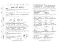 甘肃省兰州市2025-2026学年七年级上学期期中测试生物卷