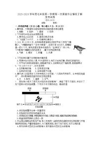 江苏省盐城市毓龙路实验学校2023-2024学年七年级上学期第一次课堂练习(10月月考)生物试卷