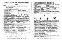 【7生（SJ）期末】滁州市全椒县2024-2025学年七年级上学期1月期末生物试题